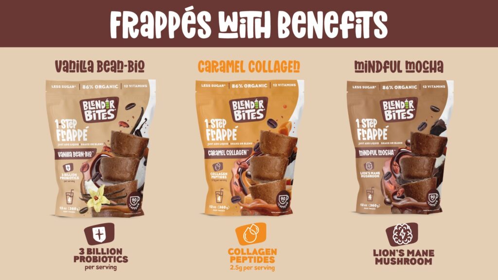 Blender Bites Launches Latest Innovation with New 1Step Frappé